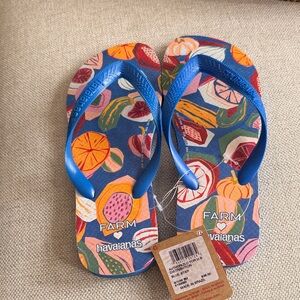 Havaianas farm Rio Colorful Fruit Print Flip Flops